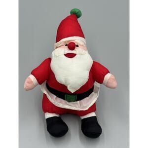 Vintage 1996 Christmas Ornament Santa Clause Kellogg Corn Flakes Nylon Doll 7”